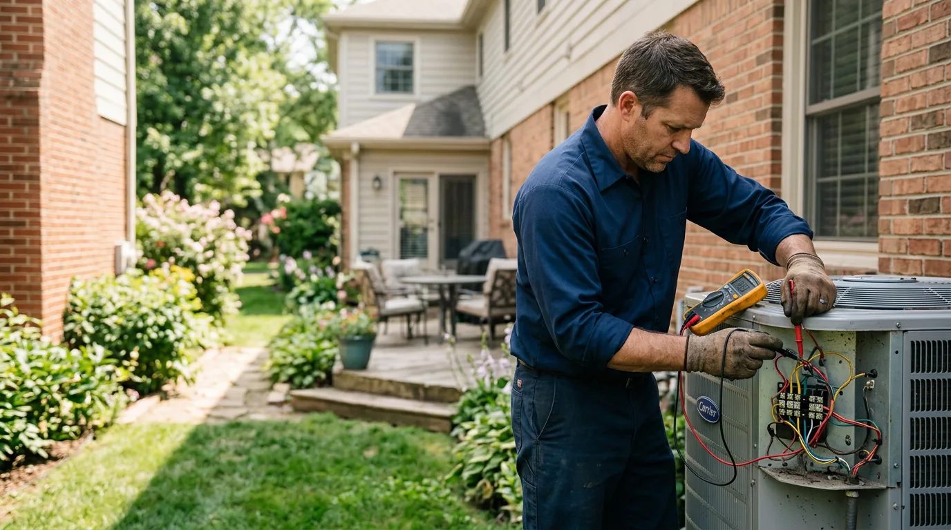 HVAC technician working near Greene, IA